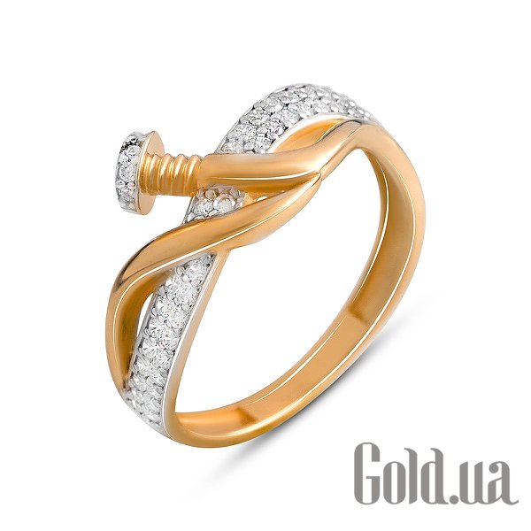 

Кольцо Fresh Jewelry, Женское золотое кольцо с куб. циркониями, 18
