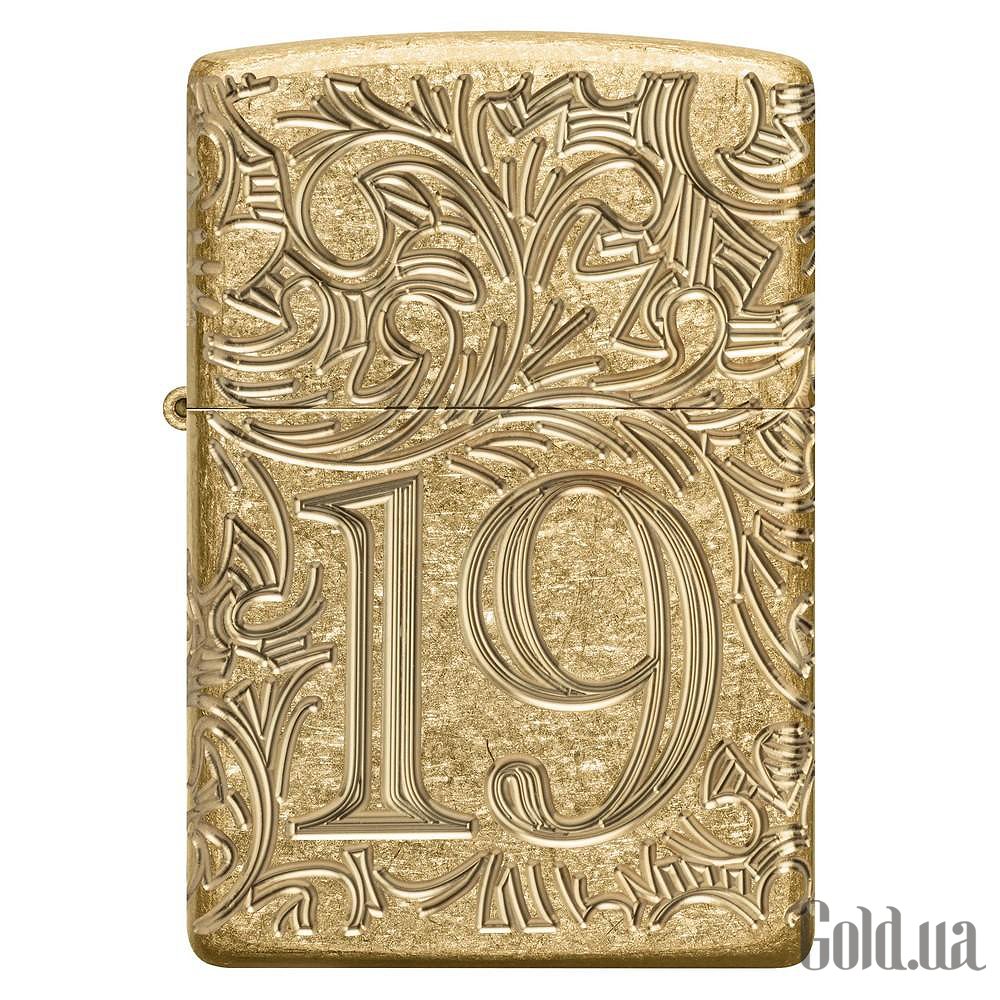 Zippo Запальничка Armor® Tumbled Brass 1932 Filigree Design 46776 zp46776 – зображення 2