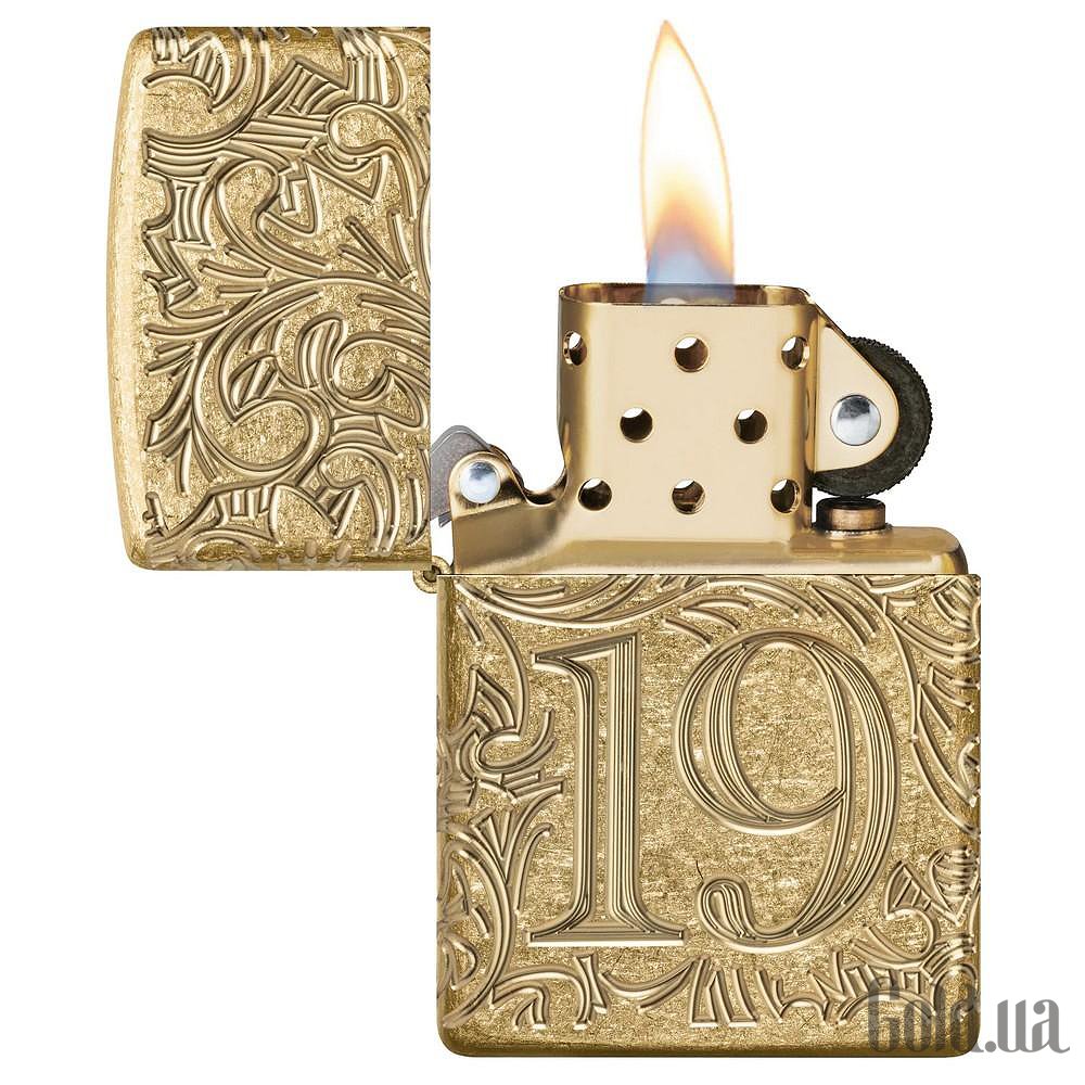 Zippo Запальничка Armor® Tumbled Brass 1932 Filigree Design 46776 zp46776 – зображення 3