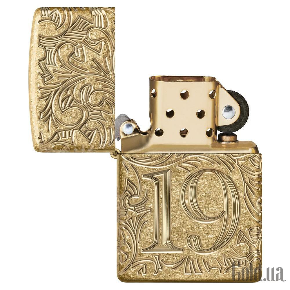 Zippo Запальничка Armor® Tumbled Brass 1932 Filigree Design 46776 zp46776 – зображення 4