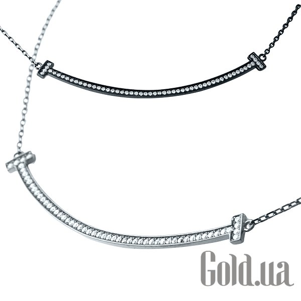 

Женские колье Fresh Jewelry, Серебряное колье с куб. циркониями, 40