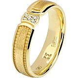 Золотое обручальное кольцо с бриллиантами, 1555202