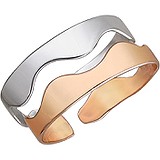 Женское серебряное кольцо в позолоте, 1611778
