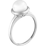 Женское серебряное кольцо с культив. жемчугом, 1618434