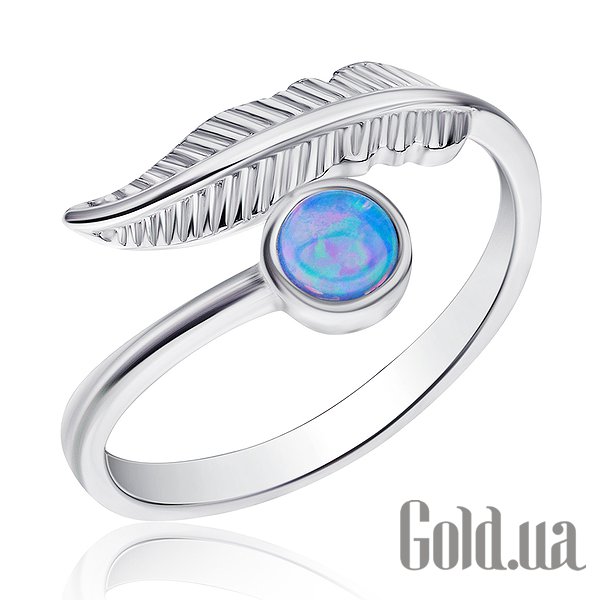 

Женские кольца Silvex925, Женское серебряное кольцо с опалом, 16.5