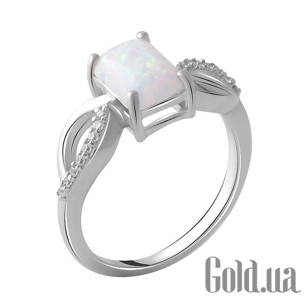 

Женские кольца Fresh Jewelry, Женское серебряное кольцо с куб. циркониями и опалом, 17