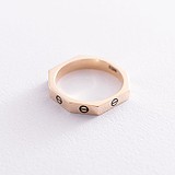 Женское золотое кольцо с эмалью, 1750530