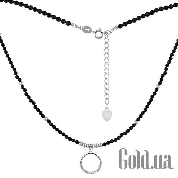 

Женские колье Fresh Jewelry, Серебряное колье с куб. циркониями и шпинелью, 45