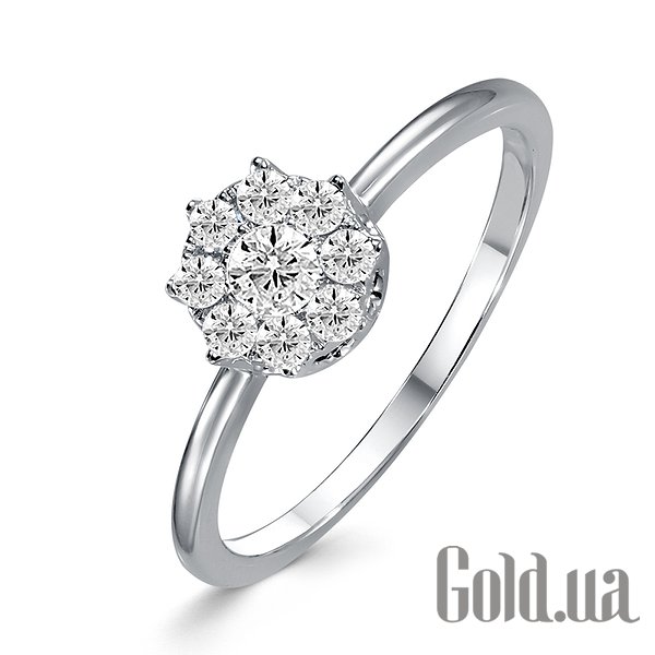 

Кольцо Lurie Jewelry, Золотое кольцо с бриллиантами, 17.5