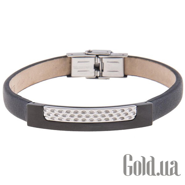 

Мужской браслет Lotus, Черный;стальной, Браслет из стали и кожи