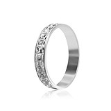 Серебряное обручальное кольцо, 855554