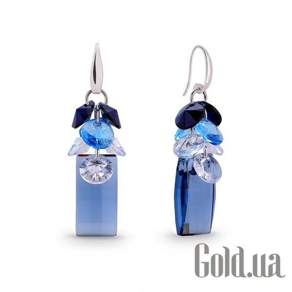 

Серьги с подвесками Spark, Стальной, Серьги с кристаллами Swarovski
