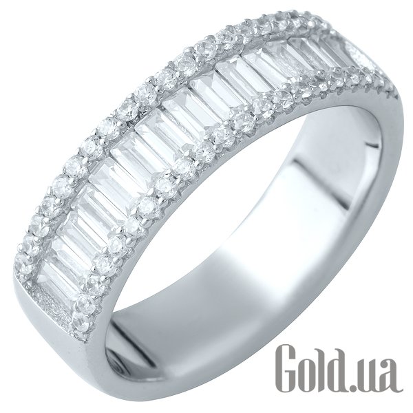 

Обручальное кольцо Fresh Jewelry, Серебряное обручальное кольцо с куб. циркониями, 17