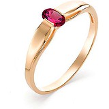 Женское золотое кольцо с рубином, 1644035