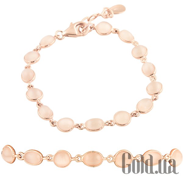 

Женские браслеты Fresh Jewelry, Женский серебряный браслет с кошачьим глазом в позолоте, 21