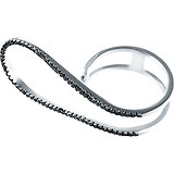 Женское серебряное кольцо с куб. циркониями, 1668867