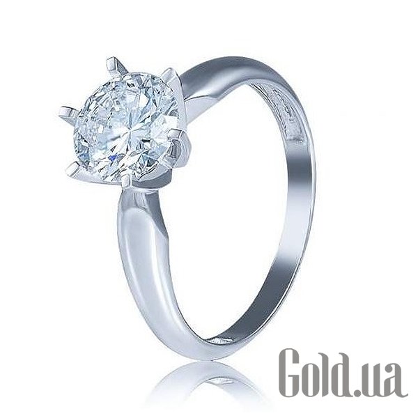 

Кольцо Украина, Золотое кольцо с Swarovski Zirconia, 16
