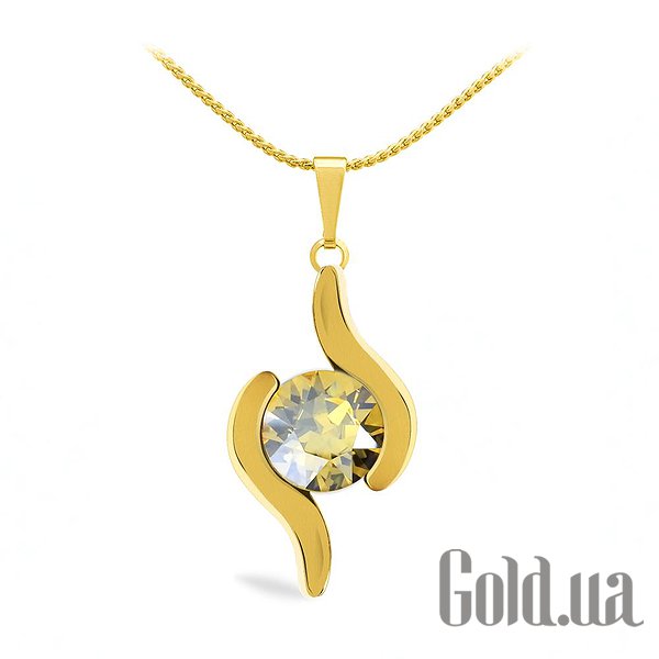 

Женские колье и кулоны Kobi, Золотой, Кулон с цепочкой с кристаллом Swarovski в позолоте