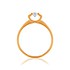 Золотое кольцо с Swarovski Zirconia - фото 4