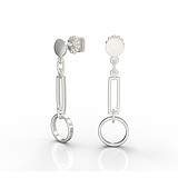 Серебряные серьги, 1754884