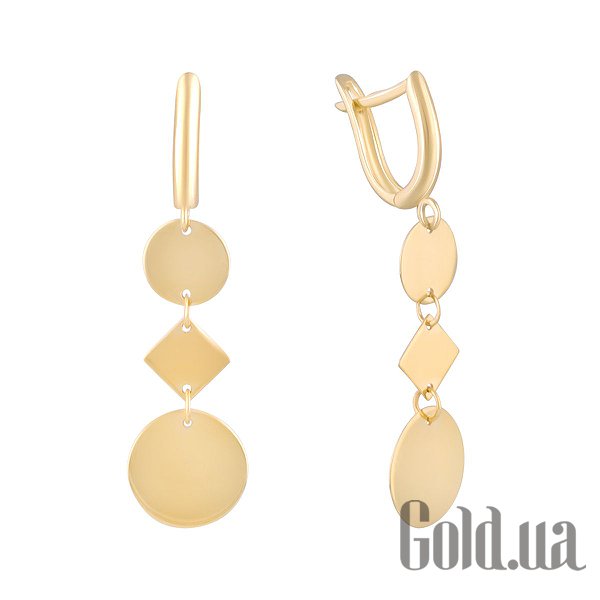 

Серьги с подвесками Fresh Jewelry, Золотые серьги