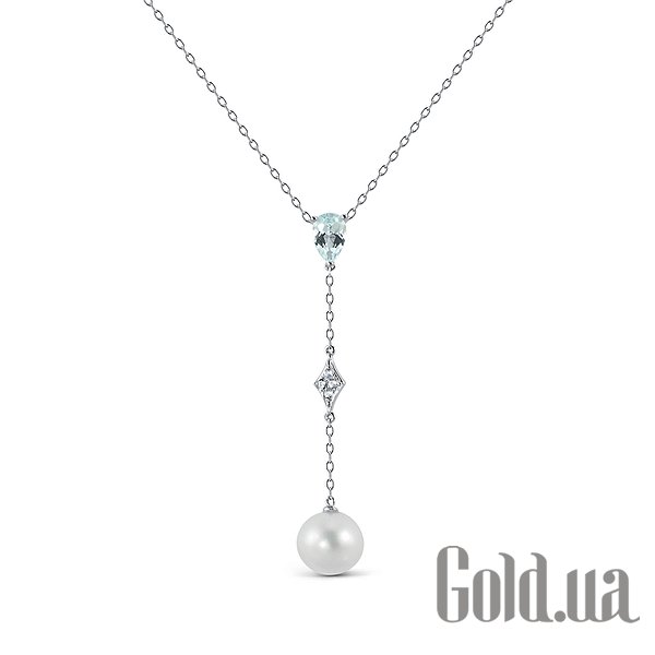 

Колье Lurie Jewelry, Золотое колье с пресн. жемчугом и топазами, 40