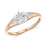 Золотое кольцо с бриллиантами, 269060