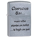 Zippo Confucius Say Toilet Street 28459, 047620