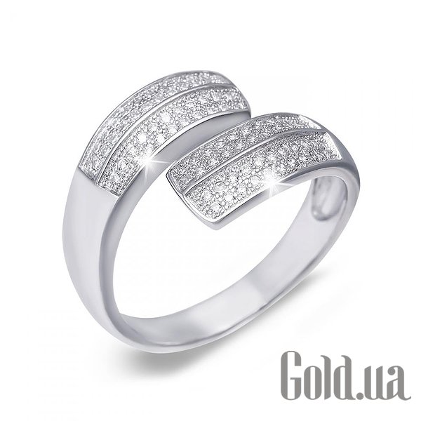 

Женские кольца Lurie Jewelry, Женское серебряное кольцо с куб. циркониями, 18