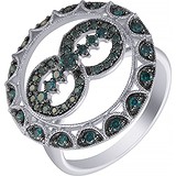 Женское золотое кольцо с бриллиантами, 1654021