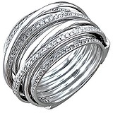Женское золотое кольцо с бриллиантами, 1713925