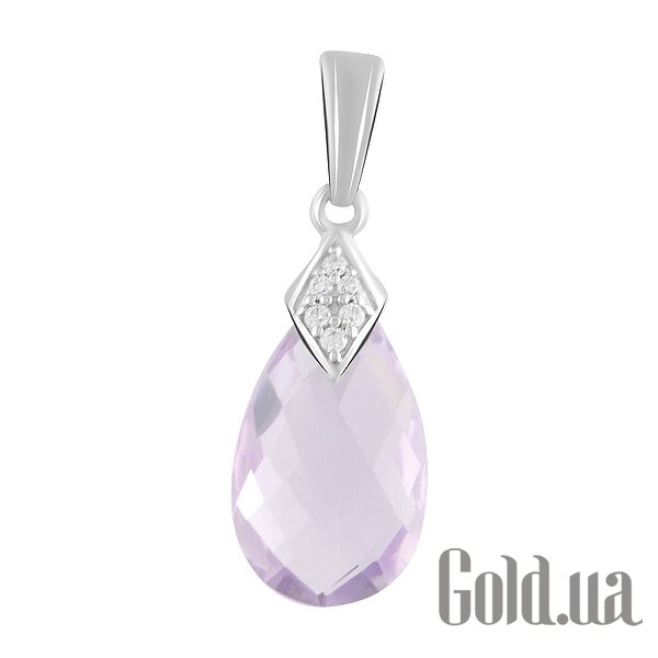 

Женские кулоны Fresh Jewelry, Серебряный кулон с куб. циркониями и аметистом