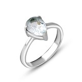 Женское серебряное кольцо с топазом, 1769989