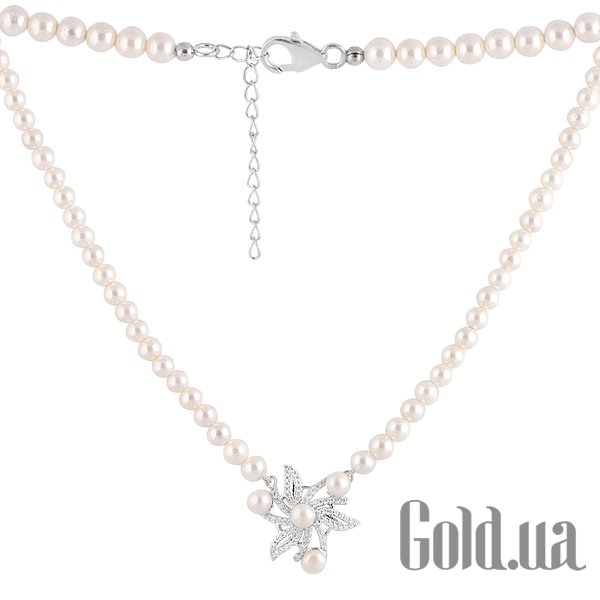 

Женские колье Fresh Jewelry, Серебряное колье с топазами и культив. жемчугом, 45