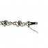 Жіночий срібний браслет з рубінами та діамантами - фото 3
