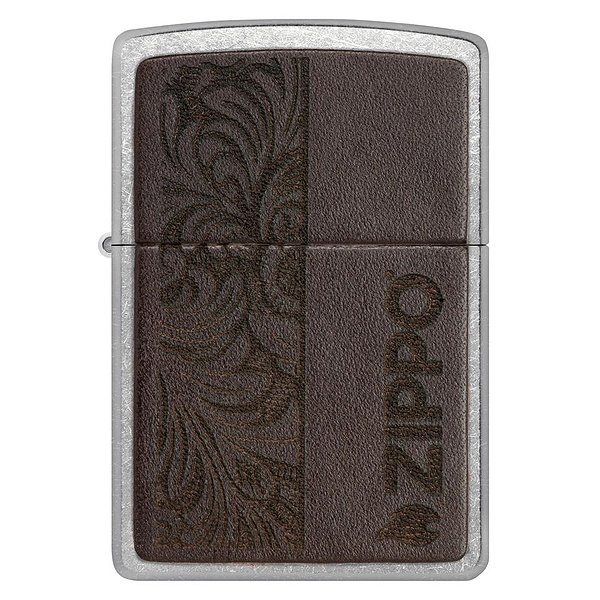Zippo Зажигалка Brown Leather Emblem - Zippo Design 46920 46920 – изображение 2