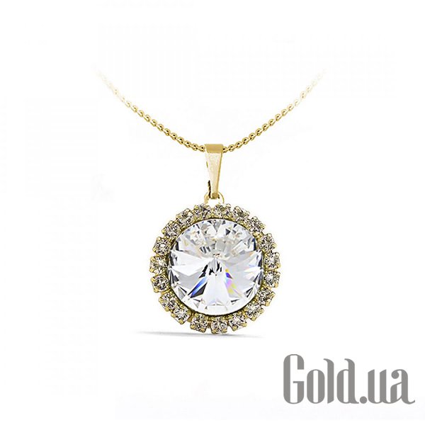 

Женские колье и кулоны Kobi, Золотой, Кулон с цепочкой с кристаллами Swarovski в позолоте