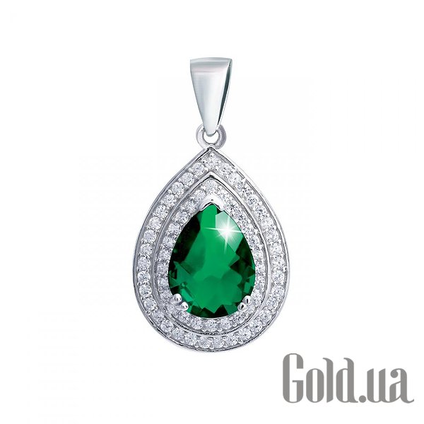 

Женские кулоны Lurie Jewelry, Серебряный кулон с куб. циркониями