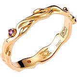 Женское золотое кольцо с аметистами, 1676038