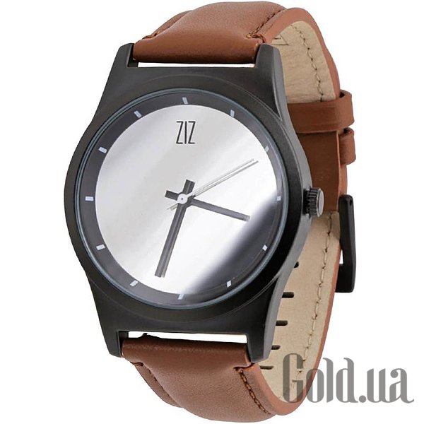 Часы 6-cekynd-Mirror-kopichnevyiy-kozhanyiy-pemeshok