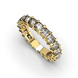 Золотое обручальное кольцо с бриллиантами, 1768198