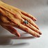 Женское серебряное кольцо с топазами и шпинелью - фото 2