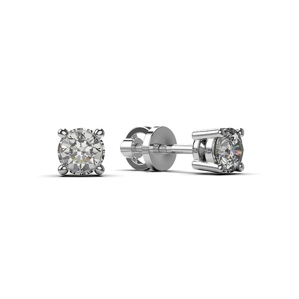 Золотые серьги с бриллиантами lun331431121b