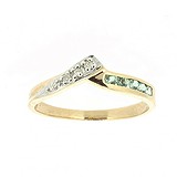 Женское золотое кольцо с изумрудами и бриллиантами, 1776390