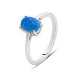 Заказать недорого Женское серебряное кольцо с опалом (2146971) ,цена 1432 грн. в Одессе в интернет-магазине Gold.ua