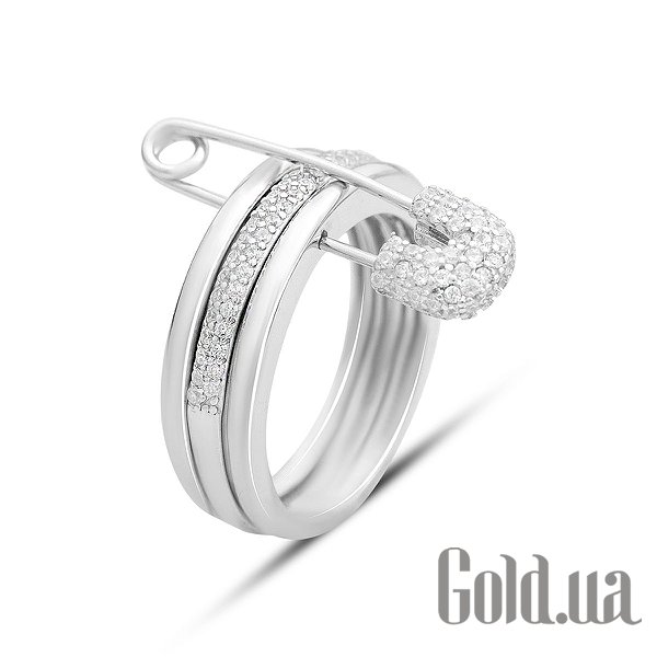 

Женские кольца Fresh Jewelry, Женское серебряное кольцо с куб. циркониями, 17