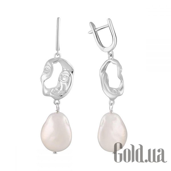 

Серьги с подвесками Fresh Jewelry, Серебряные серьги с культив. жемчугом