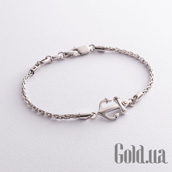 

Мужские браслеты Zancan, Серебряный браслет с золотой вставкой, 19