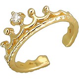 Женское золотое кольцо с куб. цирконием, 1615623