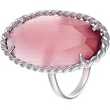 Женское серебряное кольцо с ювелирным стеклом, 1646599